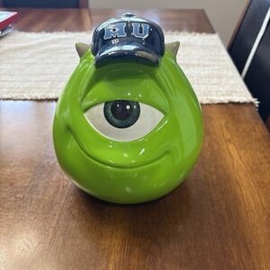 Disney Pixar Monsters Inc University Mike‎ Wazowski Ceramic Coin Piggy Bank